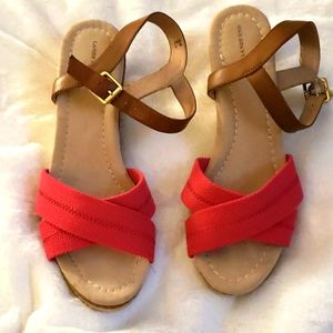Lands'end wedge sandals